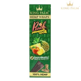 King Palm Hemp Wraps - Peach Pineapple