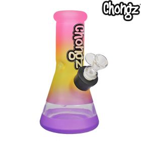 Chongz 20cm Jack Frost Waterpipe - Pink Yellow Purple