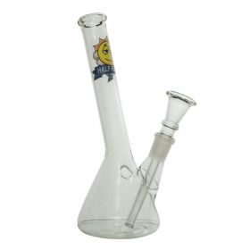 HALF BAKED 'Whinger' 20cm Glass Beaker Bong