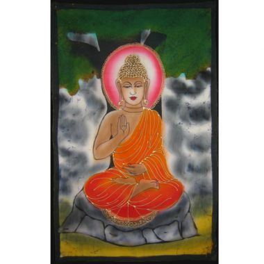 Batik - Buddha under Bodhi Tree