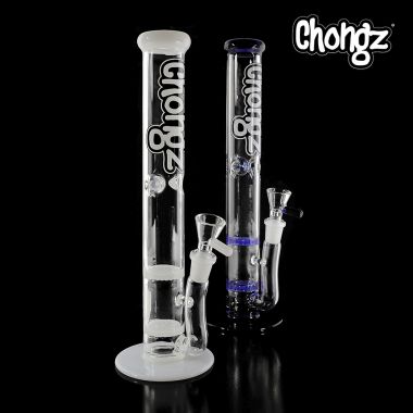 Chongz 'Chainsaw' Honeycomb Diffuser Ice Twist Glass Bong 