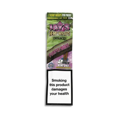 Jay's Terpene Enhanced Hemp Blunt Wraps - Purple Wave (Purple Gelato)