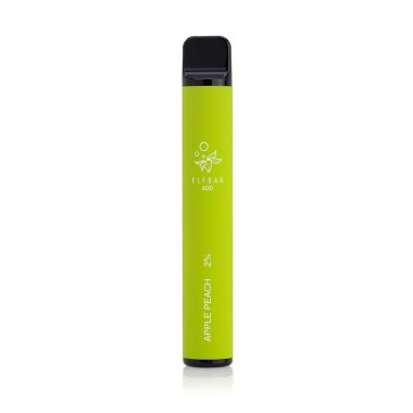 Elf Bar 600 Disposable Vape Pod - Apple Peach