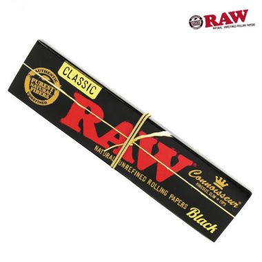 RAW Black Classic Unbleached Kingsize Slim Connoisseurs