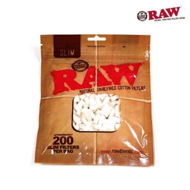 RAW Natural Unrefined Cotton Filters - Slim