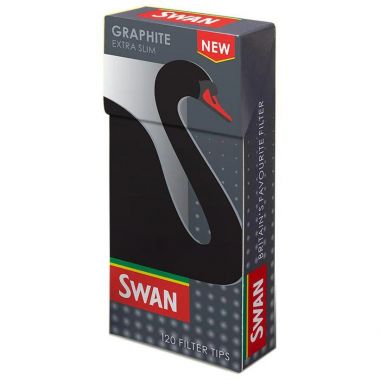 Swan Graphite Extra Slim Filter Tips (Pack of 120)