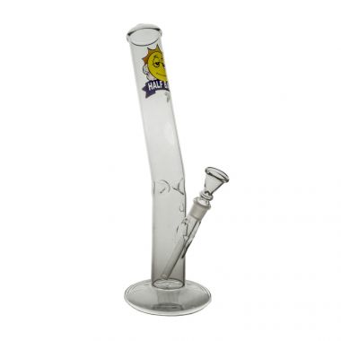 HALF BAKED 'Twain Set' 40cm Glass Lean Back Bong