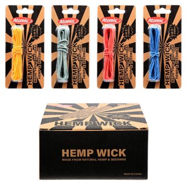 Atomic Natural Hemp Beeswax Wick  (2 Meters)