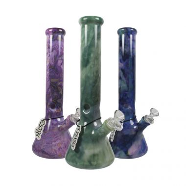 Chongz 35cm 'Tye Dye' Glass Bong