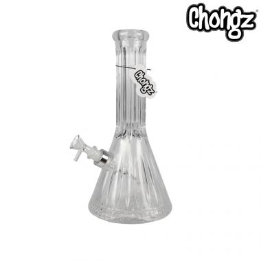 Chongz 30cm 'Mercy Seat' Cut Glass Beaker Bong
