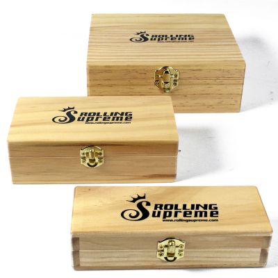 Rolling Supreme Wooden Rolling Box T3 – Smoke Loud UK