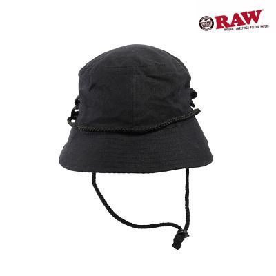 RAW Smokermans Hat Black in King Size Large