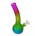 Image 1 of 20cm Frosted Glass Rainbow Bong