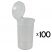 19 Dram Pop Top Vial - Clear - 100 x 19 Dram Vials