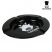 Image 2 of Headchef Round Black Metal Ashtray