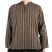 Image 1 of Striped Dark Army Grandad Shirt