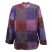 Image 4 of Patchwork Purple Grandad Shirt