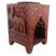 Large Elephant Square Oil Burners - Burnt Umber